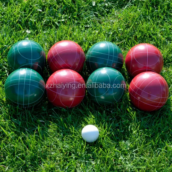 Высококачественный набор мячей Bocce с удобной сумкой для переноски 107 мм чаши газона мячи боулинга
