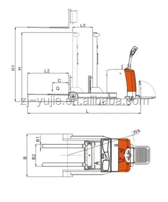 mast extendable electric forklift price with excellent performance electric pallet stacker hydraulic stacker reach stacker price