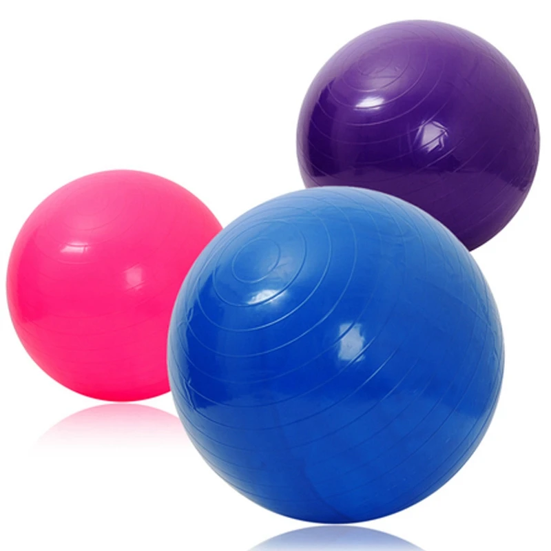 Custom anti-burst exercise balance stability fitness yoga ball with air pump
