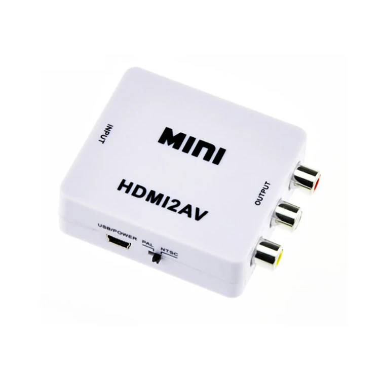 
Hot selling mini RCA CVBS AV to H DMI 720P 1080P Video AV TO H dmi Converter 