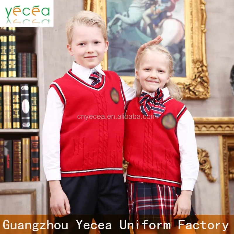 Hot selled high quality school uniform for primary students
