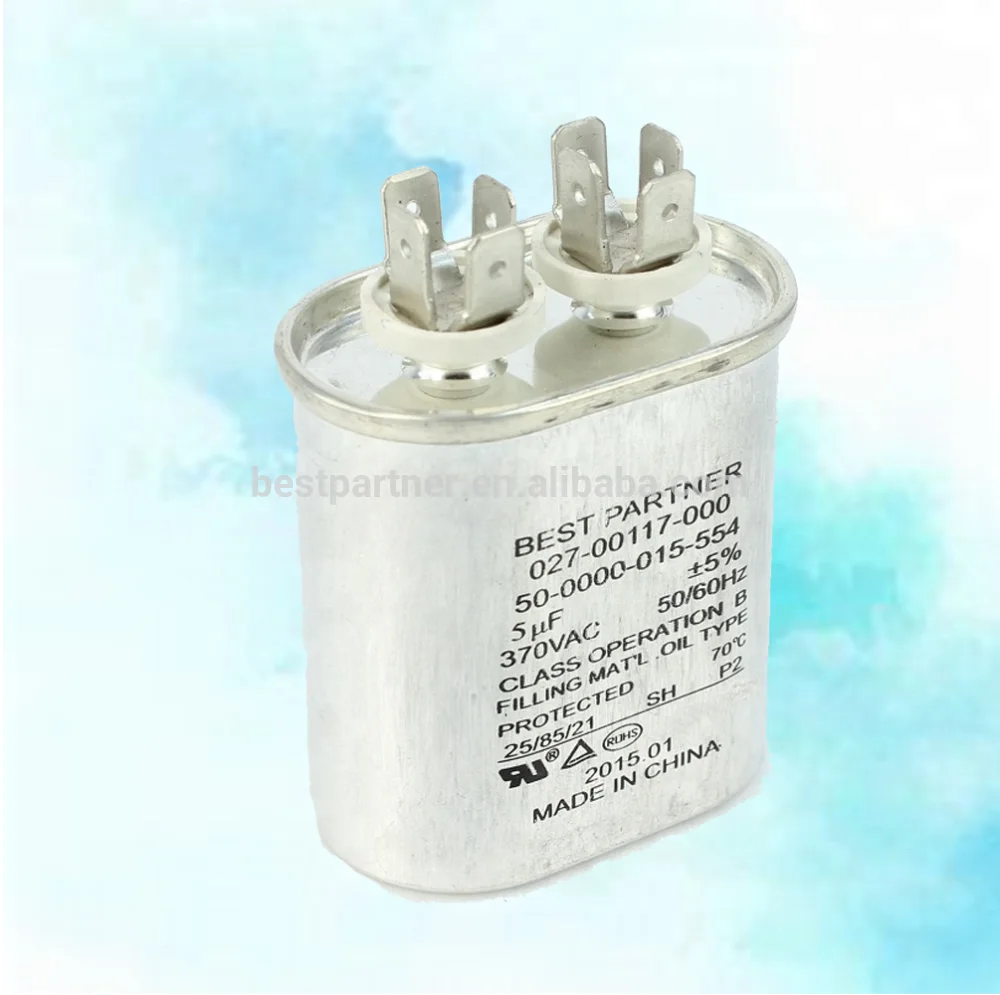 
440V Capacitor CE VDE RoHS Certificate for Air Conditioner 7uf Start Capacitor 