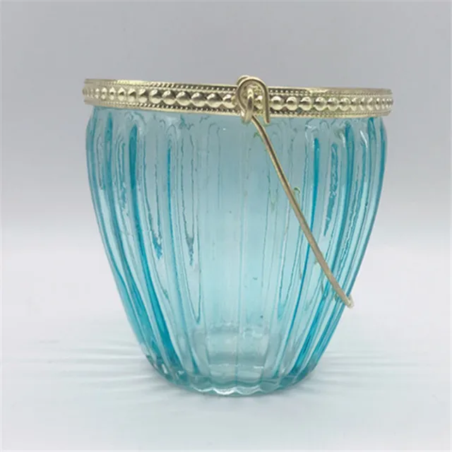 Золотой для стеклянных свечей, красивый для свечей, золотой гальванический для стеклянных свечей