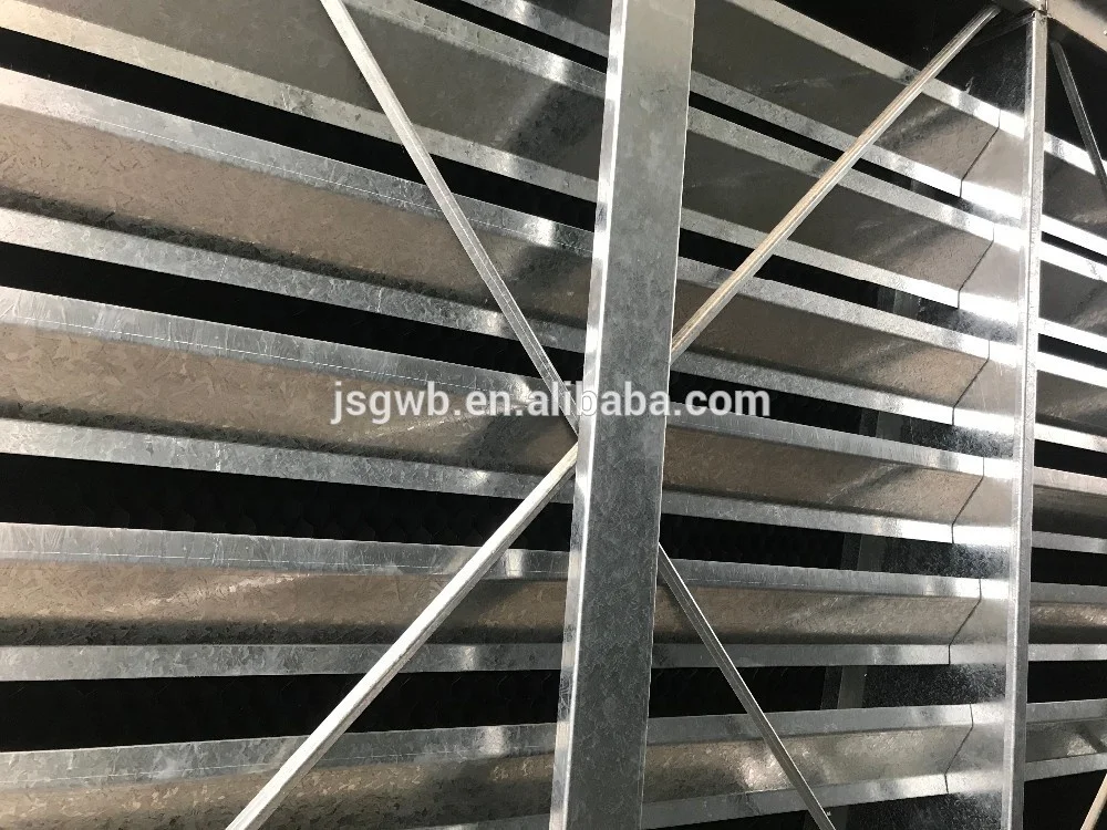
aluminium tube evaporative condenser for fish cold storage 