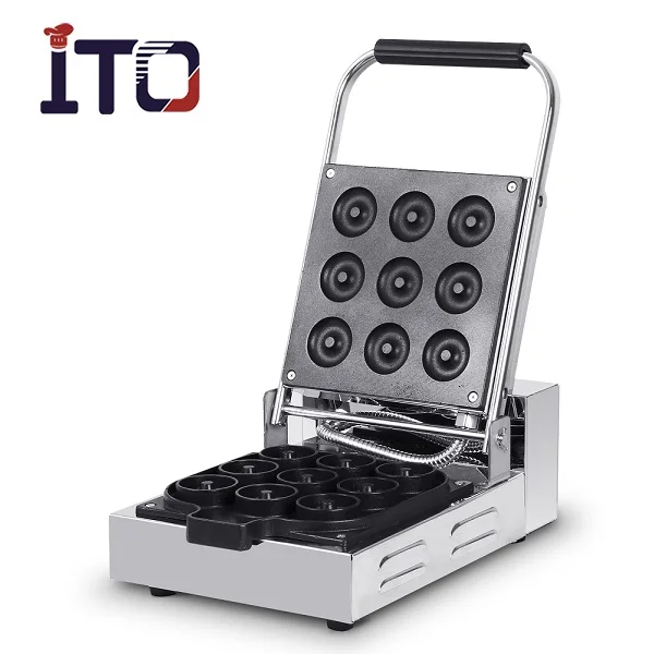 ITO D9  9pcs mini donut machine for restaurant/single plate donut maker with factory price