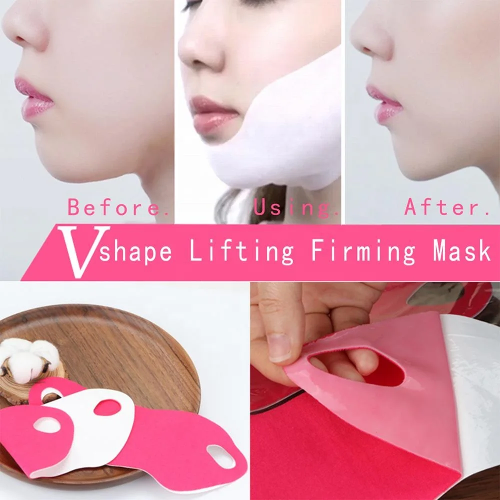 Красота уход за кожей подбородка уменьшить двойные подтяжки лифтинг v-образная Корейская v-образная маска для лица