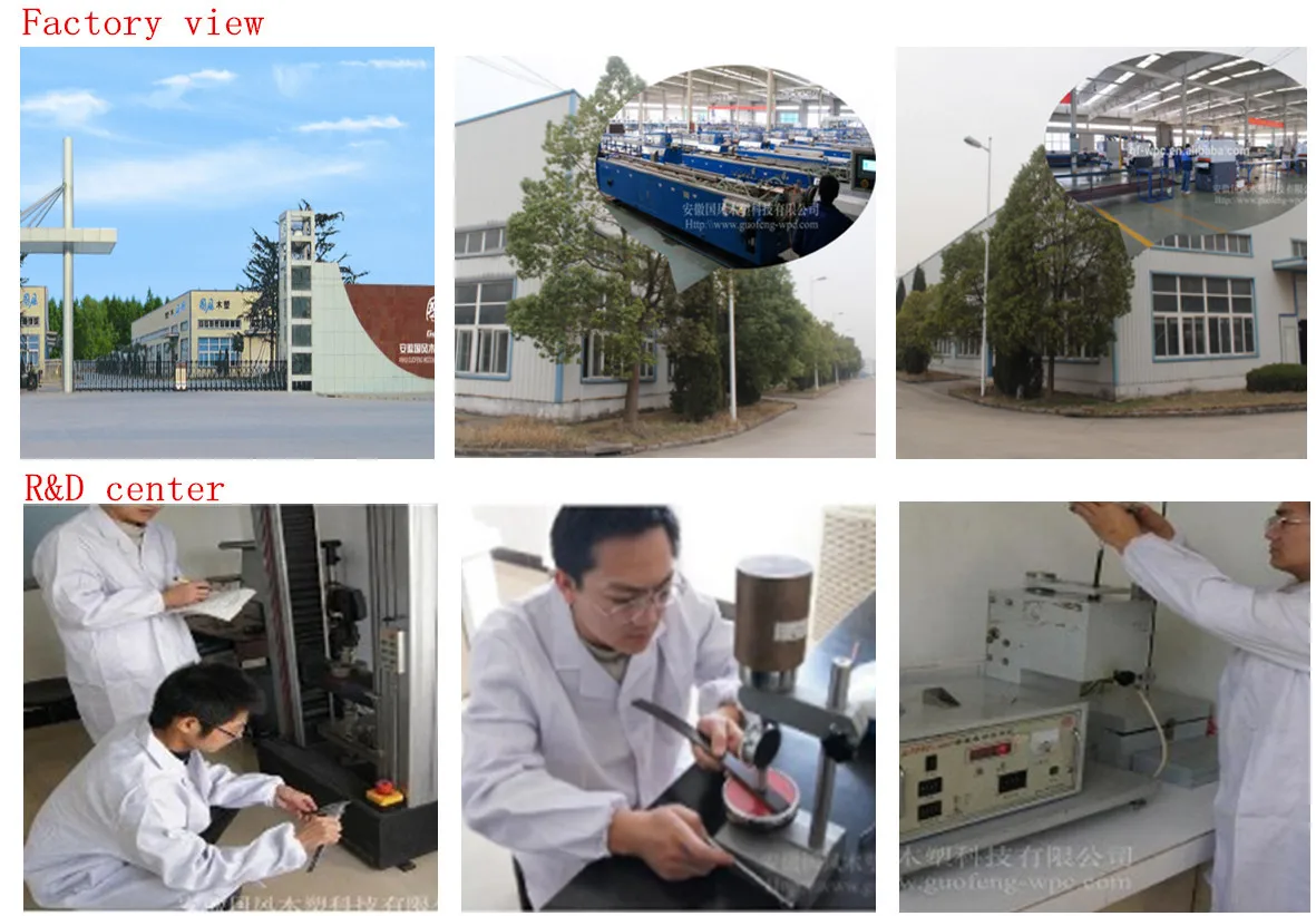 wpc railing outdoor wood plastic composite decking handrail