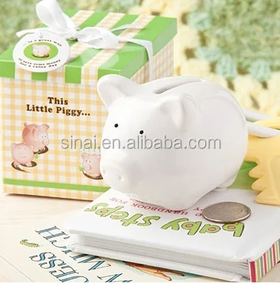 Gift This Little Piggy Ceramic Bank