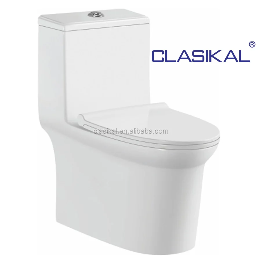 New Design Siphonic s Trap One Piece Saving Water Women Wc Toilet