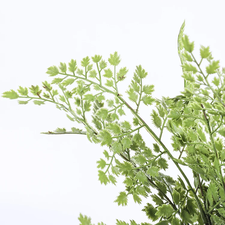 Cheap ornamental mini artificial bush plant plastic artificial bonsai leaves