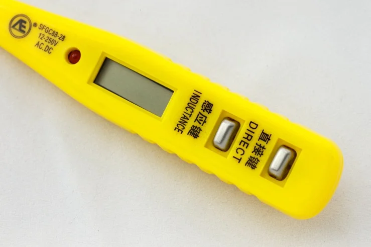 Harden Digital Voltage Electrical test Pencil With LCD Display