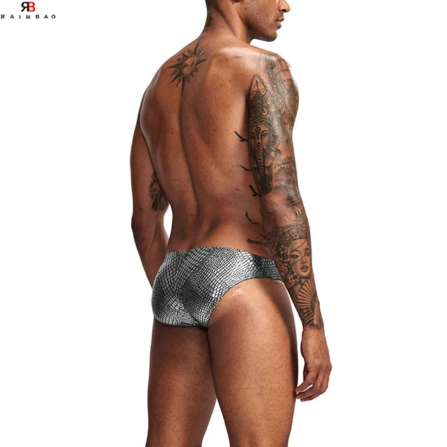 Индивидуальная этикетка, сексуальное мужское бикини, трусики, нижнее белье
