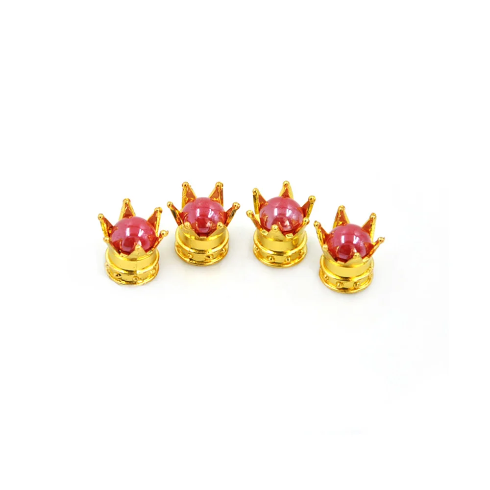 1 Sets 4pcs Fit For All Model Auto Car air alert tire valve cap Fashion New Design Crown