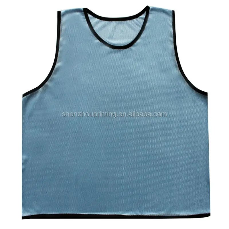 Newest hot sale custom size sport breathable mesh soccer training bibs football vest