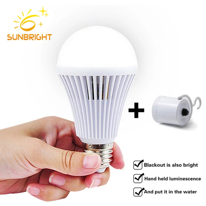 E14 E27 3W  Operated Led Light Bulb With  Backup Battery