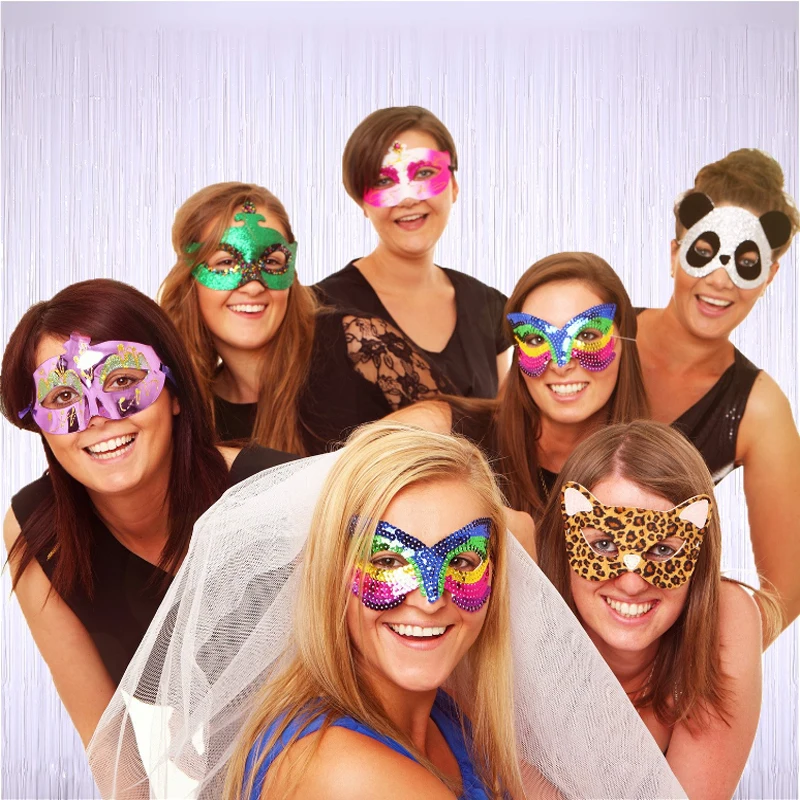 Photo Backdrop Shimmering Foil Curtain Party Decoration Backdrop For Wedding/birthday/babyshower Party Metallic Silver Curtains