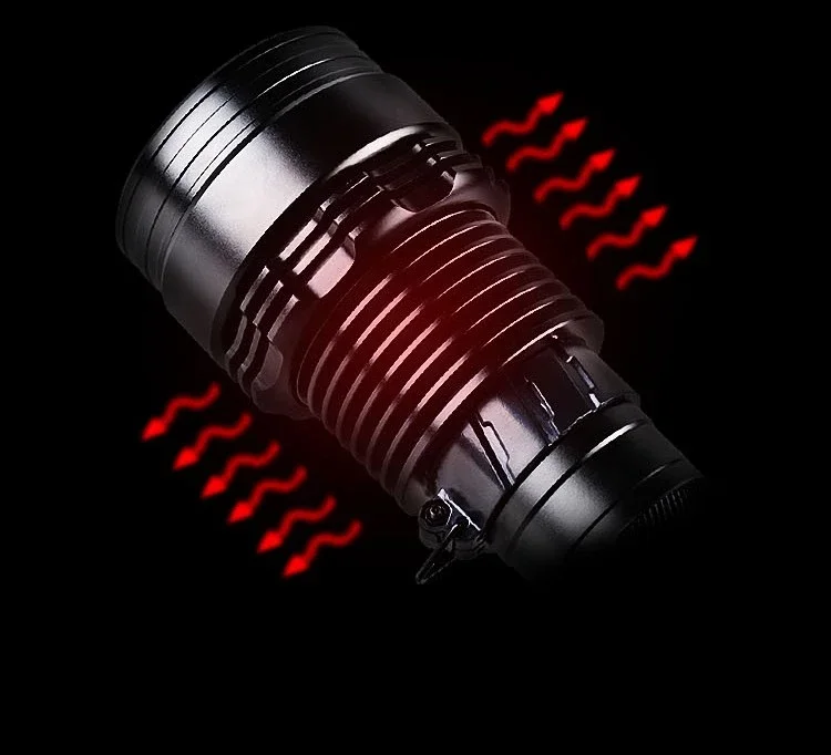 65W HID Xenon zoom flashlight strong light flashlight rechargeable heavy duty torch light with high quality led work light