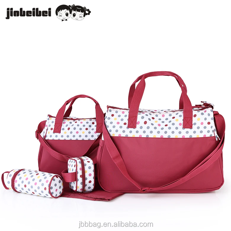 
Hot sale new design multifunctional mommy diaper travel baby bag with baby changing pad 