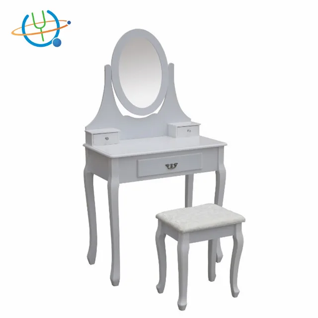 
Royal Bedroom Dressing Table with Mirror, chinese antique dresser Simple Small Dresser 