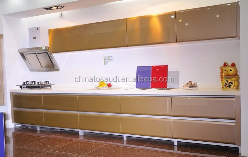 Professional custom modern acrylic kitchen cabinet