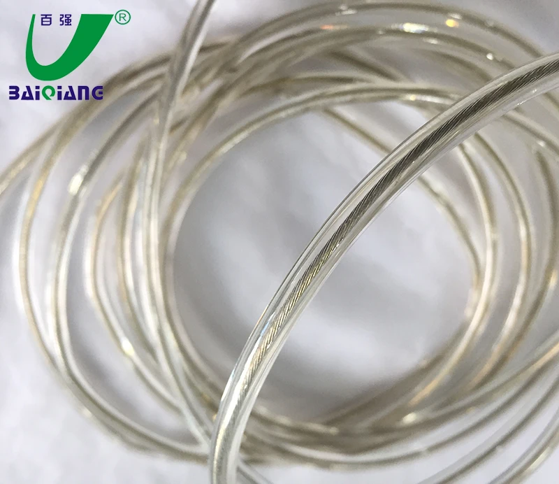 
Hot Sale Environmental Tasteless PVC Coated 1x19 Steel Wire Rope for Skipping Jump Skipping 