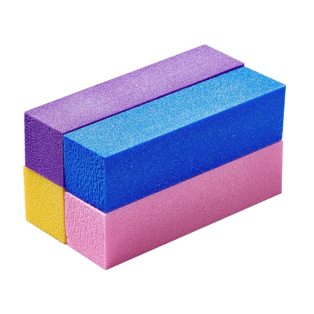 
4pcs/Set 94x24x24mm Nail Art File Polishing Tools Buffers Sanding Grinding Block Manicure Pedicure Tool for UV Gel Polish 