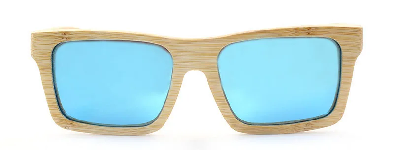 Top selling recycled rectangle Wooden bamboo sunglasses 2020 custom logo engraved