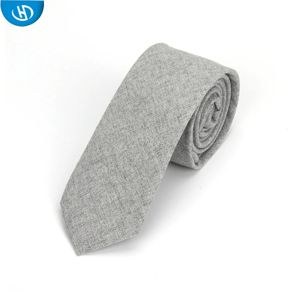  HS брендовые модные деловые хлопковые тонкие галстуки для мужчин в Китае