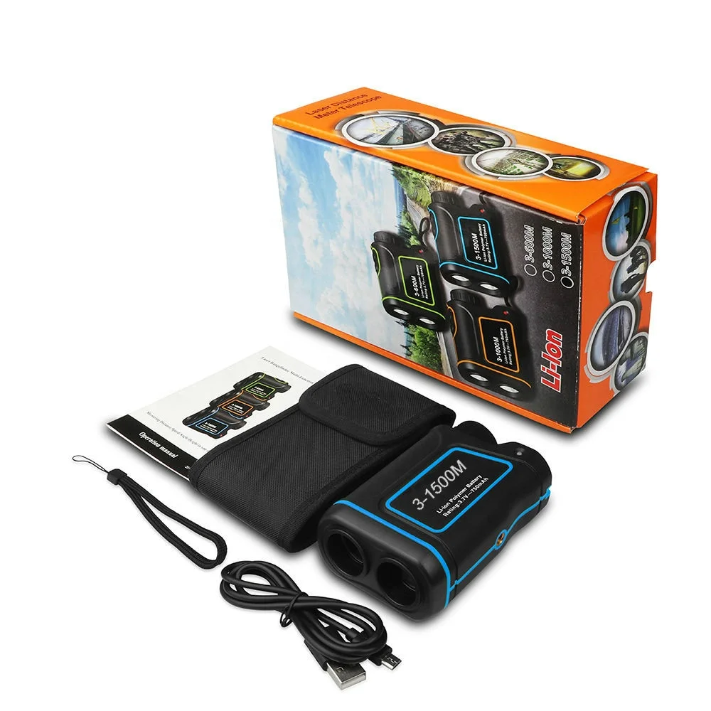 handheld low price 1500M laser rangefinder monocular telescope for hunting golf distance meter