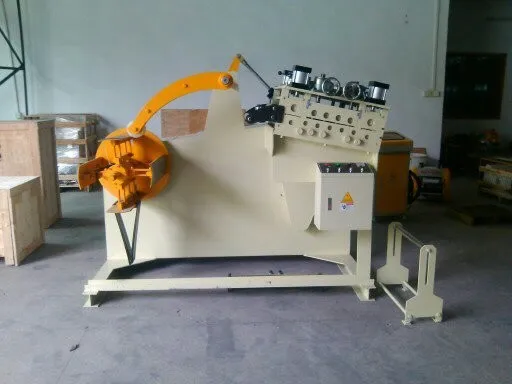 Haiwei manual decoiler straightener 2 in 1 machine
