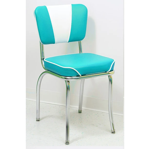 V Back Diner Chair Classic Vinyl Retro American diner restaurant furniture
