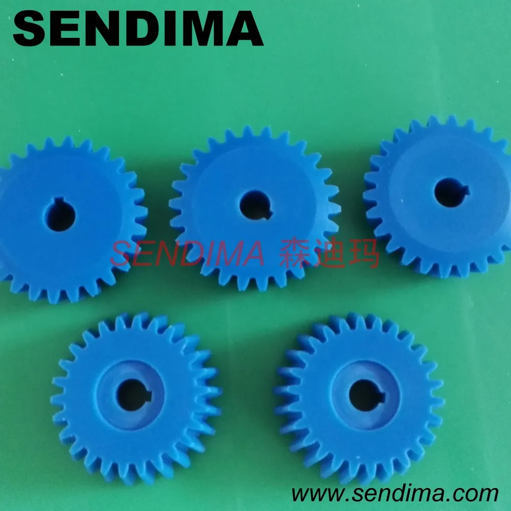 Factory machined self lubricating pom nylon plastic delrin gear