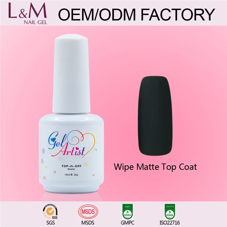 Gelartist Wholesale factory soak off uv transparent lm nail gel color polish
