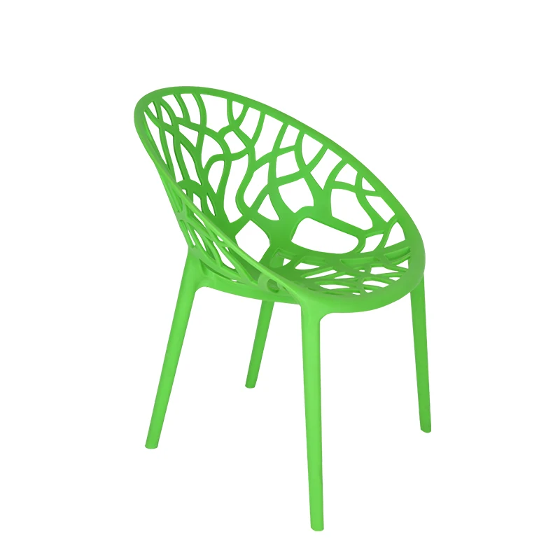 
The best raw material flower shaped design dining plastic chair 