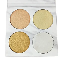 Your Own Brand Makeup Highlighter Palette Silky Smooth Compact, Custom Bronzer & Highlighter Pressed Powder Palette