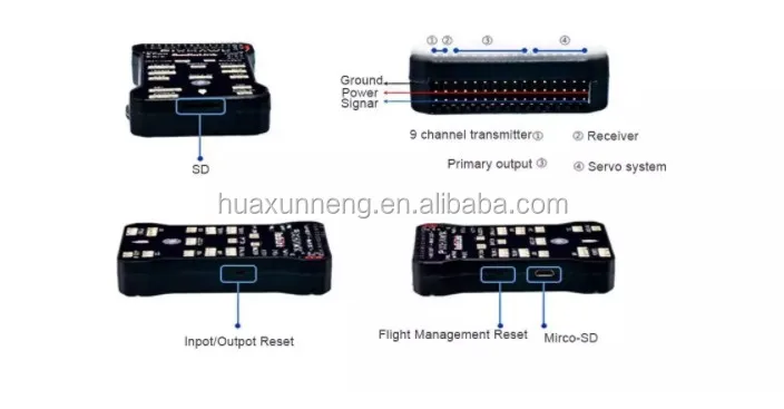 Pixhawk  flight Controller PX4 PIX 2.4.8 32 Bit Autopilot with 4G SD Safety Switch Buzzer PPM I2C for RC Quadcopter