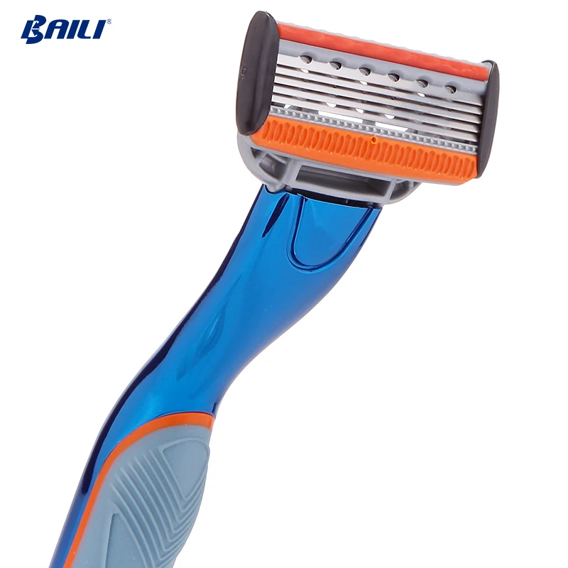 Guangzhou Factory 5 blade with 1 trimmer Six Blade Saftey System shaver Razor