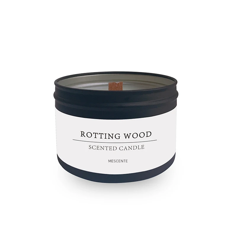 Mescente органические металлические свечи из соевого воска