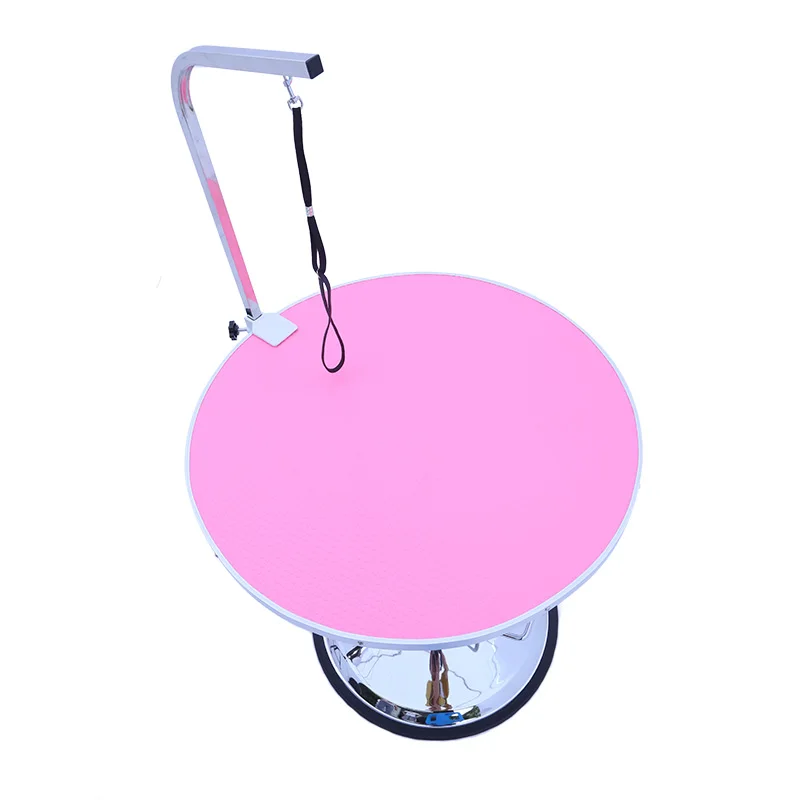 High Quality Pet Cleaning & Grooming Products Electric Lift Hydraulic Dog Round Grooming Table