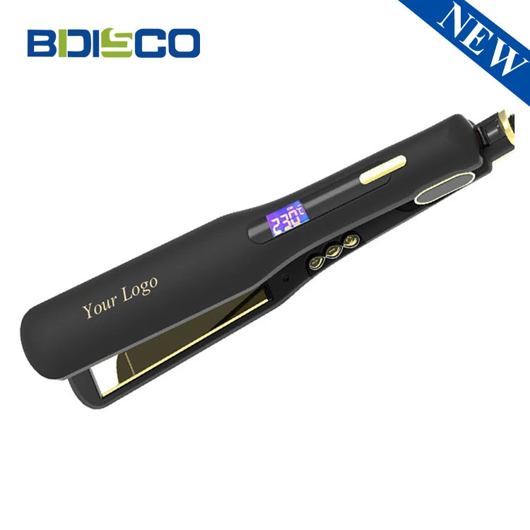 CE approved bio ionic hair straighteners tourmaline ceramic private label flat iron
