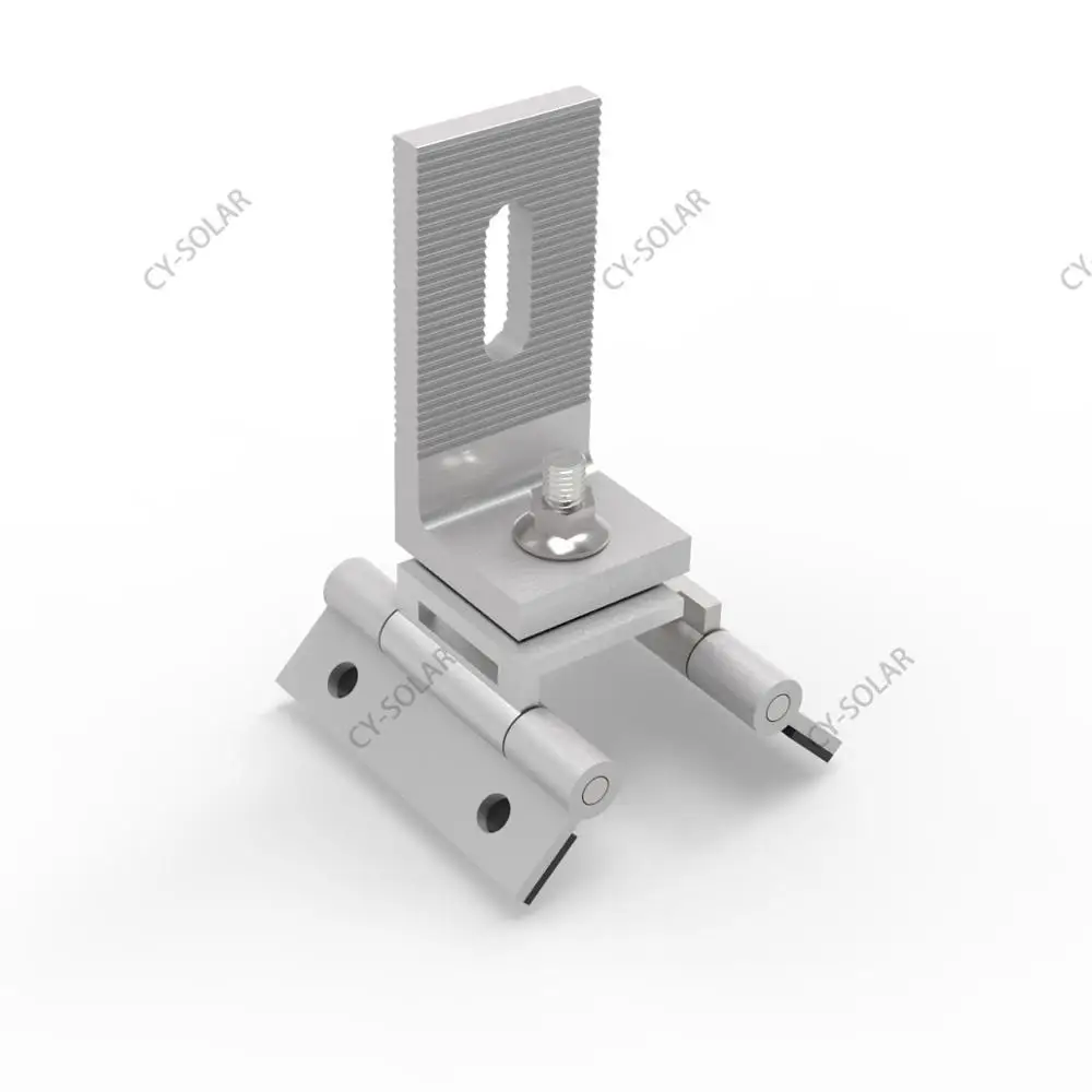 PV adjustable clamp for trapezoidal metal roof, solar panel mounting clamps