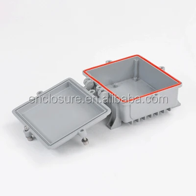 
CHANGHE IP65 Aluminium Die Cast CATV Outdoor Amplifier Enclosure 143x123x60mm 