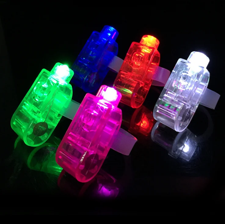 
LED Design Finger Rings Glow Flashing Cute Light Up Toys For Birthday Party Supplies Club Rave 