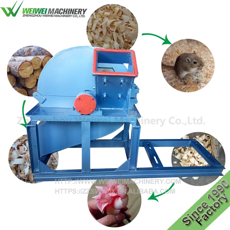 Weiwei woodworking machines wood log shaving machine leather shavings cutting hot sale