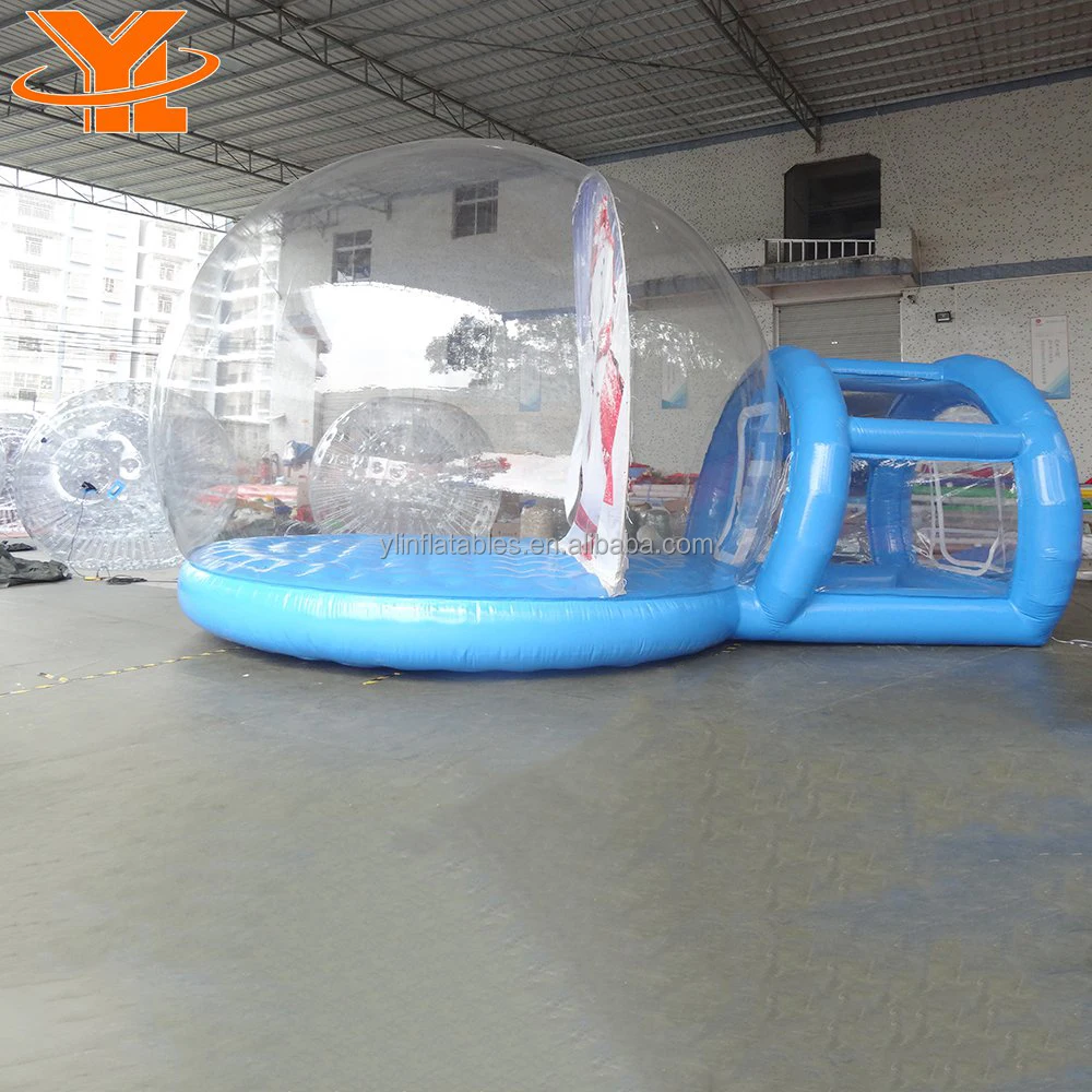 Рекламный надувной шар для снега для детей и взрослых, популярный надувной шар для рождественского шоу
