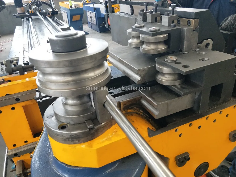 DW50CNC Automatic CNC Mandrel Tube Push Bending Machine for big radius chairs