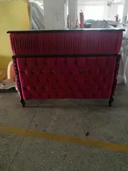 European classical luxury gold wooden bar table for hotel