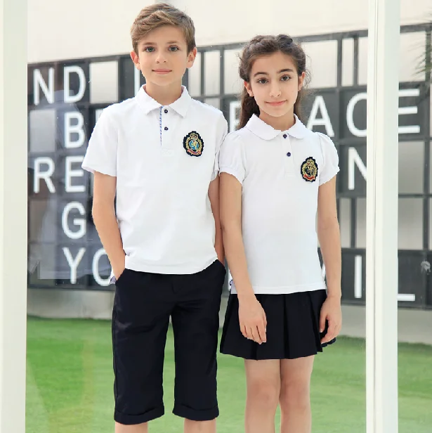 Custom School uniform design Cheap bulk primary school uniforms