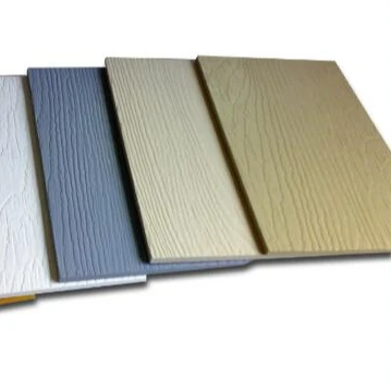 Fiber Cement Siding Board Fire Resistance Wooden Texture 7.5mm 8mm 9mm