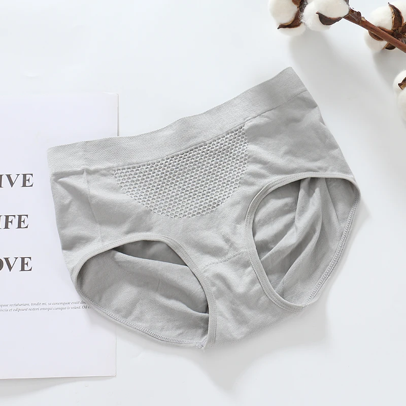 Breathable 3D honeycomb holes pics ladies seamless briefs women underwear sexy panty